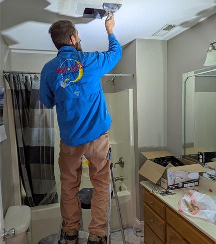 NightLightsElectric.com Logo, Electrical, electrician, residential, commercial, Generator installs, main breakers. breaker box, lighting, fans, electrical switch, wiring, rewiring, lighting design, 24/7 electrical services. homes, businesses.